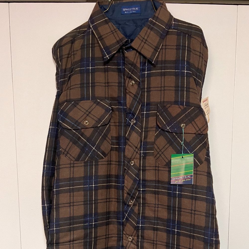 Vintage SpareTime Men's Quilted Flannel